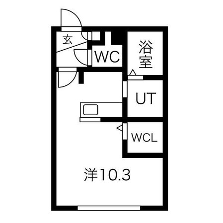 Halenix札幌医大前の物件間取画像